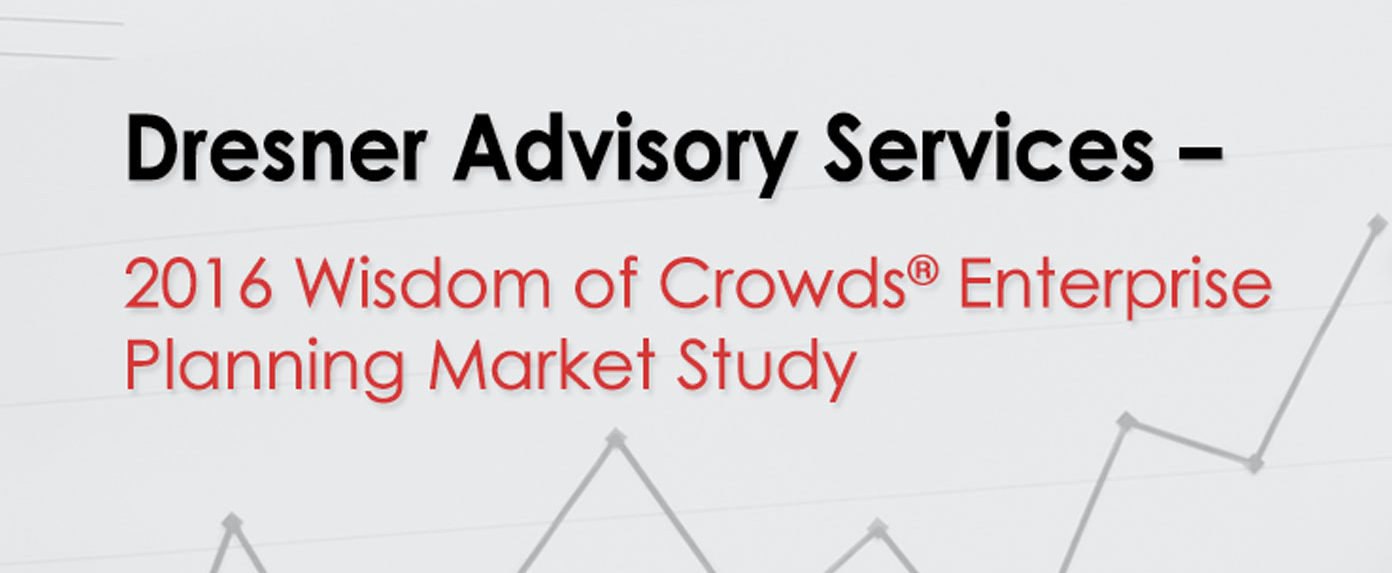 Dresner Wisdom of Crowds Enterprise Planning Market Study